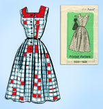 1950s Vintage Marian Martin Sewing Pattern 9205 Misses Sun Dress Size 34 Bust