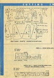 1950s Vintage Marian Martin Sewing Pattern 9213 Plus Size Street Dress Sz 46 Bust