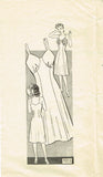 1940s Vintage Marian Martin Sewing Pattern 9213 Misses WWII Slip w Bra Top 34 B