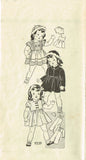 1930s Vintage Marian Martin Sewing Pattern 9239 18 Inch Little Girl Doll Clothes