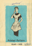 1950s Vintage Marian Martin Sewing Pattern 9249 Misses Full Apron Size 34 36 B