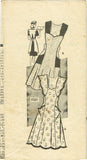 1940s Vintage Marian Martin Sewing Pattern 9261 Misses Scalloped Apron 36 38 B