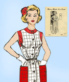 Marian Martin 9276: 1950s Misses Cinched Waist Dress 31 B Vintage Sewing Pattern