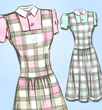 1940s Vintage Marian Martin Sewing Pattern 9317 Misses WWII Jumper & Blouse 35 B - Vintage4me2