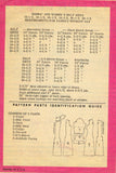 1960s Original Vintage Marian Martin Pattern 9388 Uncut Princess Dress Sz 33 B