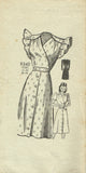 1940s Vintage Mail Order Sewing Pattern 9340 Misses WWII Sun Dress Size 34 Bust - Vintage4me2