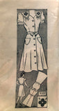 Marian Martin 9357: 1940s Misses Uncut WWII Dress Sz 34 B Vintage Sewing Pattern - Vintage4me2