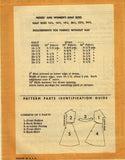1950s Original Vintage Marian Martin Pattern 9385 Uncut Misses Bias Dress Sz 39B