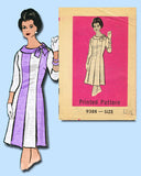 1960s Original Vintage Marian Martin Pattern 9388 Uncut Princess Dress Sz 33 B