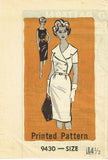 1960s Vintage Mail Order Sewing Pattern 9430 Misses Sheath Dress & Jacket Sz 35B - Vintage4me2