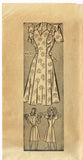 1940s Vintage Marian Martin Sewing Pattern 9430 Misses WWII Sun Dress Sz 34 Bust