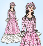 1970s Vintage Mail Order Pattern 9437 Uncut Misses Bicentennial Costume Sz 34 B