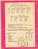 1960s Original Vintage Marian Martin Pattern 9441 Uncut Misses 2 PC Dress Sz 34B