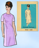 1960s Original Vintage Marian Martin Pattern 9446 Uncut Misses Day Dress 39 Bust