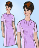 1960s Original Vintage Marian Martin Pattern 9446 Uncut Misses Day Dress 39 Bust