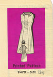 1960s Vintage Mail Order Sewing Pattern 9479 Uncut Misses Sheath Dress Size 33 B