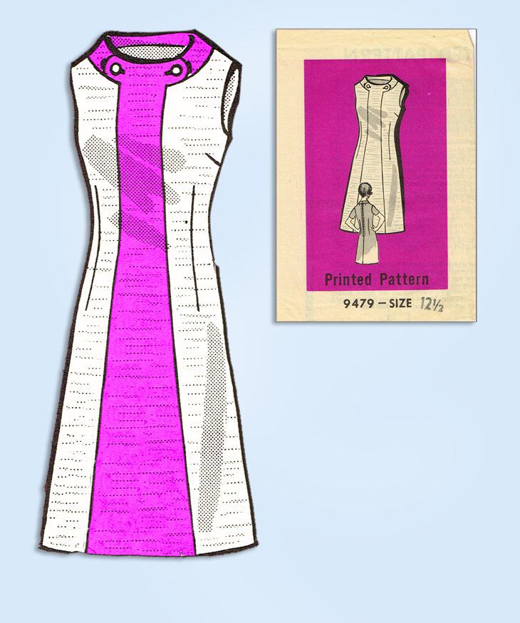 1960s Vintage Mail Order Sewing Pattern 9479 Uncut Misses Sheath Dress   Vintage4me2