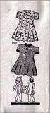 1940s Vintage Mail Order Sewing Pattern 9521 WWII Toddler Girls Princess Dress 4