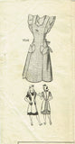 Marian Martin 9548: 1940s Misses Pinafore Apron Sz MED Vintage Sewing Pattern
