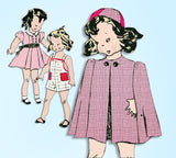 1930s Original Vintage Marian Martin Sewing Pattern 9556 16inch Doll Clothes Set