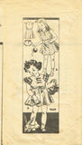 Marian Martin 9669: 1940s Little Girls Dress & Slip Sz 8 Vintage Sewing Pattern - Vintage4me2