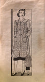 Marian Martin 9845: 1930s Misses Artists Smock Sz 36-38 B Vintage Sewing Pattern - Vintage4me2