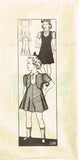 1940s Vintage Marian Martin Sewing Pattern 9857 WWII Toddler Girls Suit Size 6 - Vintage4me2