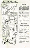 1940s Vintage WWII Home Sewing Pattern Booklet A Bag of Tricks Feedsack Designs - Vintage4me2