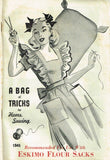 1940s Vintage WWII Home Sewing Pattern Booklet A Bag of Tricks Feedsack Designs - Vintage4me2