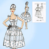 Mail Order A523: 1950s Designer Rockabilly Sun Dress 36 B Vintage Sewing Pattern