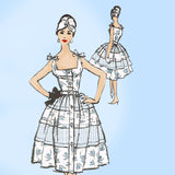 Mail Order A523: 1950s Designer Rockabilly Sun Dress 36 B Vintage Sewing Pattern