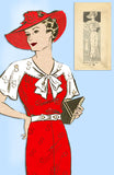 Anne Adams 4056: 1930s Plus Size Ladies Street Dress 40B Vintage Sewing Pattern