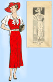 Anne Adams 4056: 1930s Plus Size Ladies Street Dress 40B Vintage Sewing Pattern