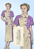 Anne Adams 4235: 1930s Rare Misses Day Dress Size 38 Bust Vintage Sewing Pattern