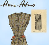 Anne Adams 4508: 1950s Misses Skirt & Weskit Sz 30 B Vintage Sewing Pattern - Vintage4me2