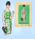 Anne Adams 4524: 1960s Misses Sun Dress Sz 39 Bust Vintage Sewing Pattern  - Vintage4me2