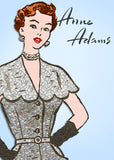 Anne Adams 4532: 1950s Misses Cape Dress Size 36 Bust Vintage Sewing Pattern - Vintage4me2
