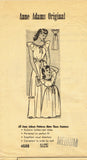 Anne Adams 4588: 1940s Mother/Daughter Nightgown Size Med Vintage Sewing Pattern - Vintage4me2