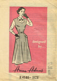 Anne Adams 4589: 1950s Misses Sweetheart Jumper 30B Vintage Sewing Pattern - Vintage4me2