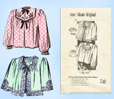 Anne Adams 4622: 1940s Misses Embroidered Bedjacket 34B Vintage Sewing Pattern