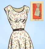 Anne Adams 4666: 1950s Misses Jumper Dress Size 37 Bust Vintage Sewing Pattern - Vintage4me2