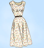 Anne Adams 4666: 1950s Misses Jumper Dress Size 37 Bust Vintage Sewing Pattern - Vintage4me2