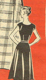 Anne Adams 4666: 1950s Misses Jumper Dress Size 37 Bust Vintage Sewing Pattern - Vintage4me2