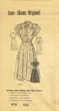 1940s Vintage Anne Adams Pattern 4759 Stunning Misses Dress Sz 36 Bust