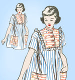Anne Adams 4782: 1950s Misses Smock Sz 32 34 Bust Vintage Sewing Pattern - Vintage4me2
