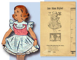 1940s Vintage Anne Adams Sewing Pattern 4789 FF Toddler Girls Dress & Slip Sz 6