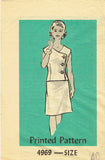 Anne Adams 4969: 1960s Plus Size 2 Piece Dress 40 Bust Vintage Sewing Pattern - Vintage4me2