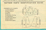 Anne Adams 4973: 1960s Misses Day Dress Sz 35 Bust Vintage Sewing Pattern