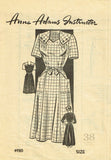 1950s Original Vintage Anne Adams Sewing Pattern 4980 Womens Dress Size 38 Bust