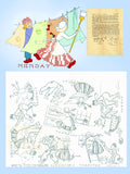 1930s Vintage Alice Brooks Embroidery Transfer 5313 Uncut Dutch Girl DOW